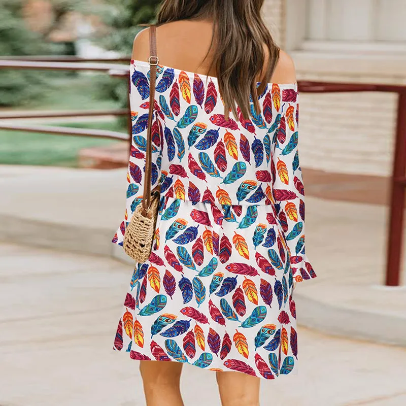 BerryBetty - Floral Print Casual Basic Dresses