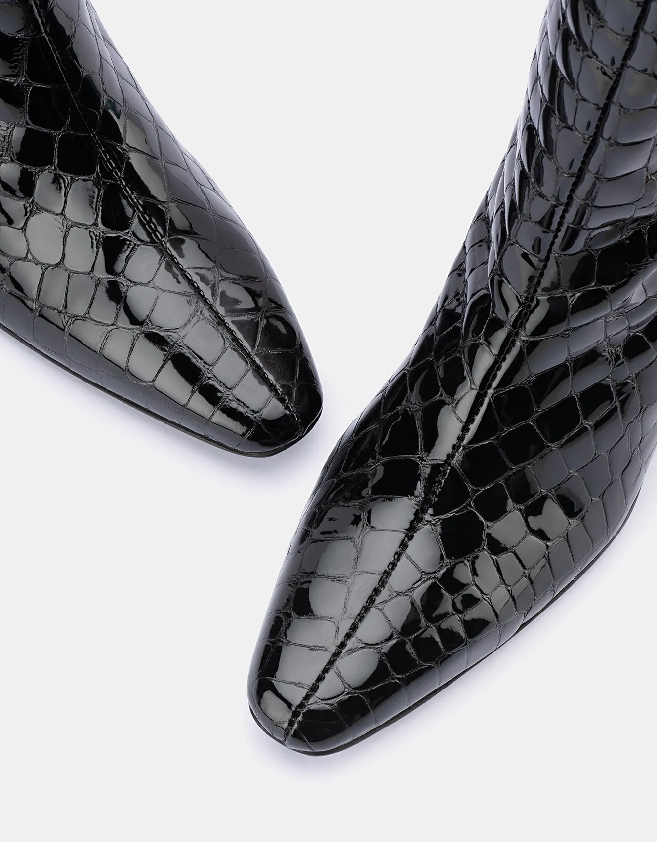 Bettina - Black Croc