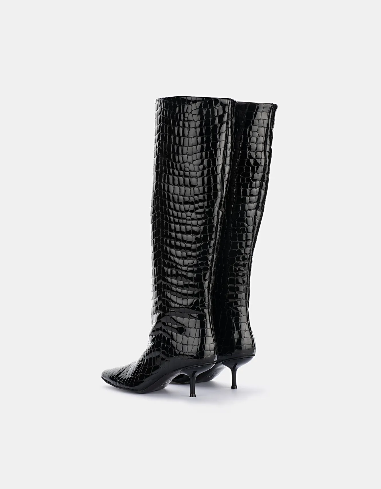 Bettina - Black Croc