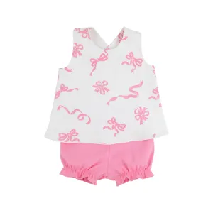 Bettye Bloomer Set - Never Too Many Bows with Hamptons Hot Pink