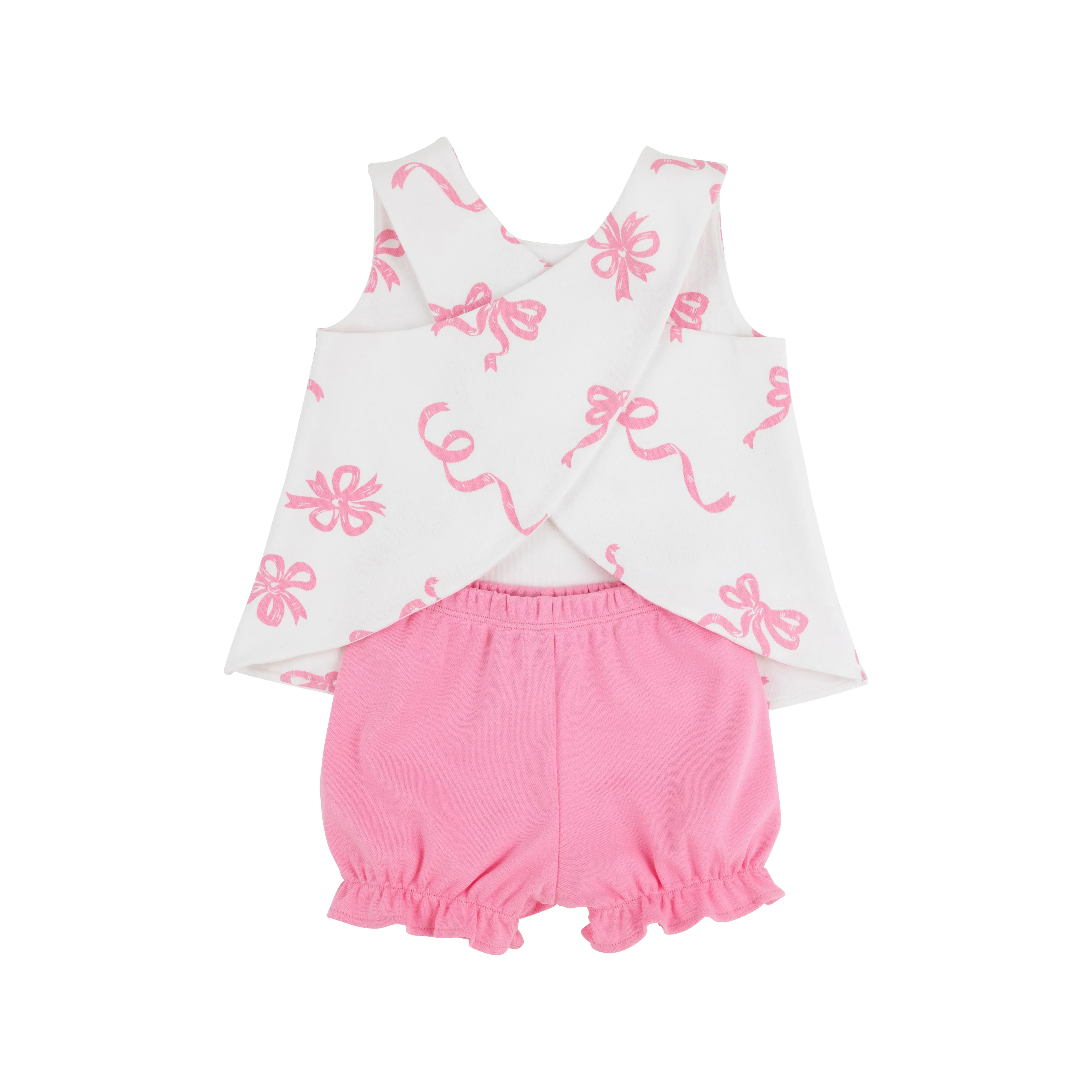 Bettye Bloomer Set - Never Too Many Bows with Hamptons Hot Pink