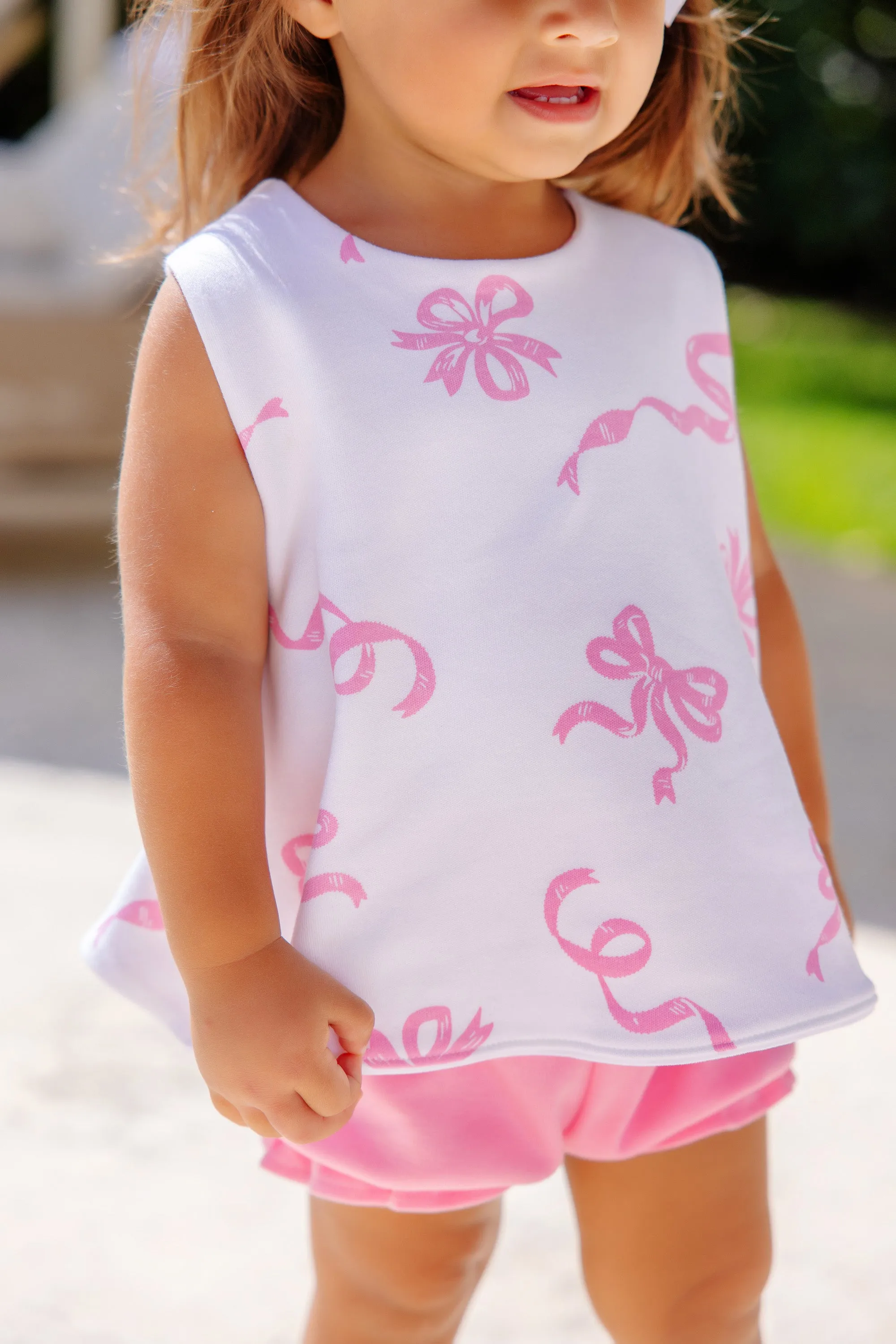 Bettye Bloomer Set - Never Too Many Bows with Hamptons Hot Pink