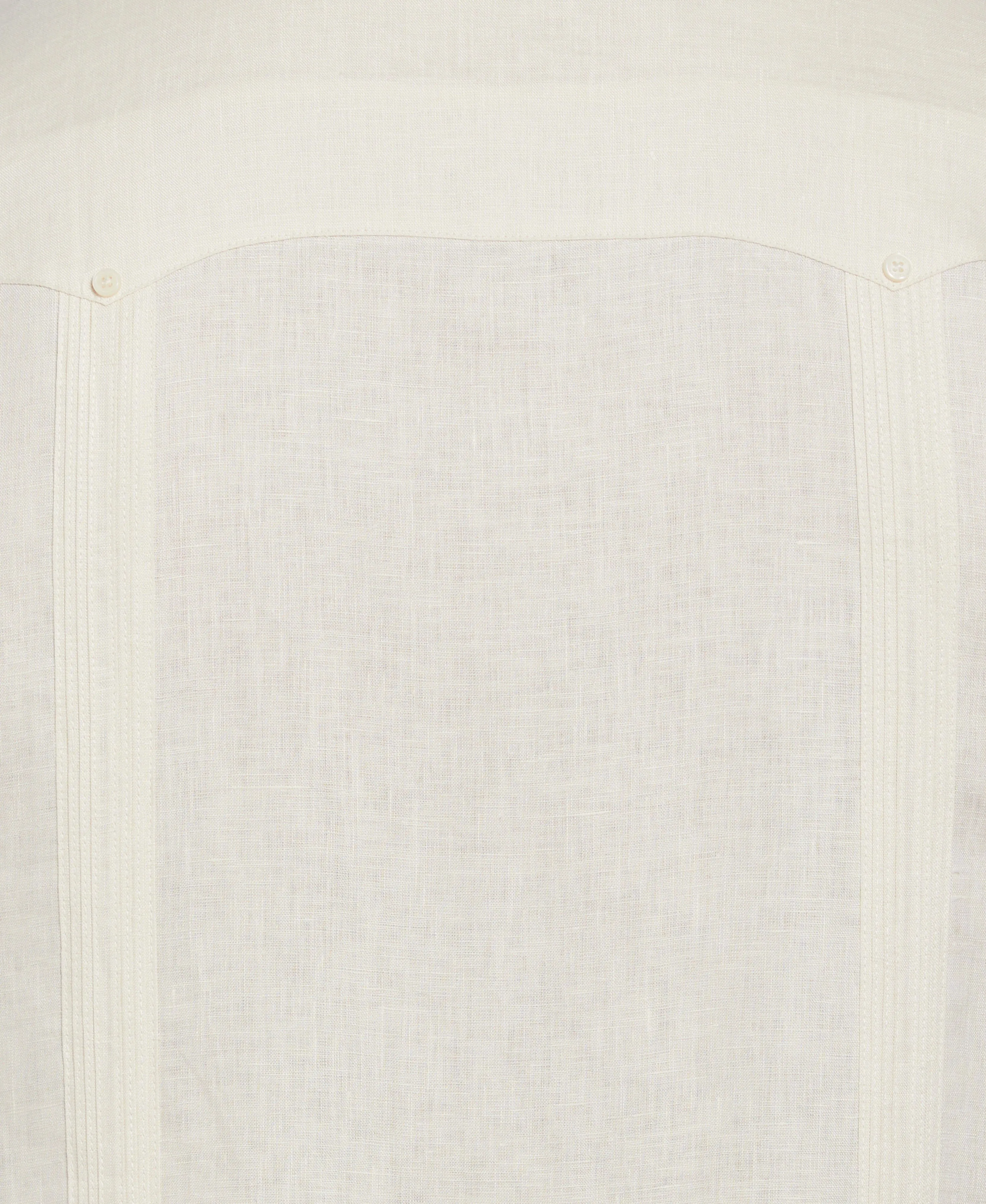 Big & Tall 100% Linen Classic Guayabera Shirt - Short Sleeve
