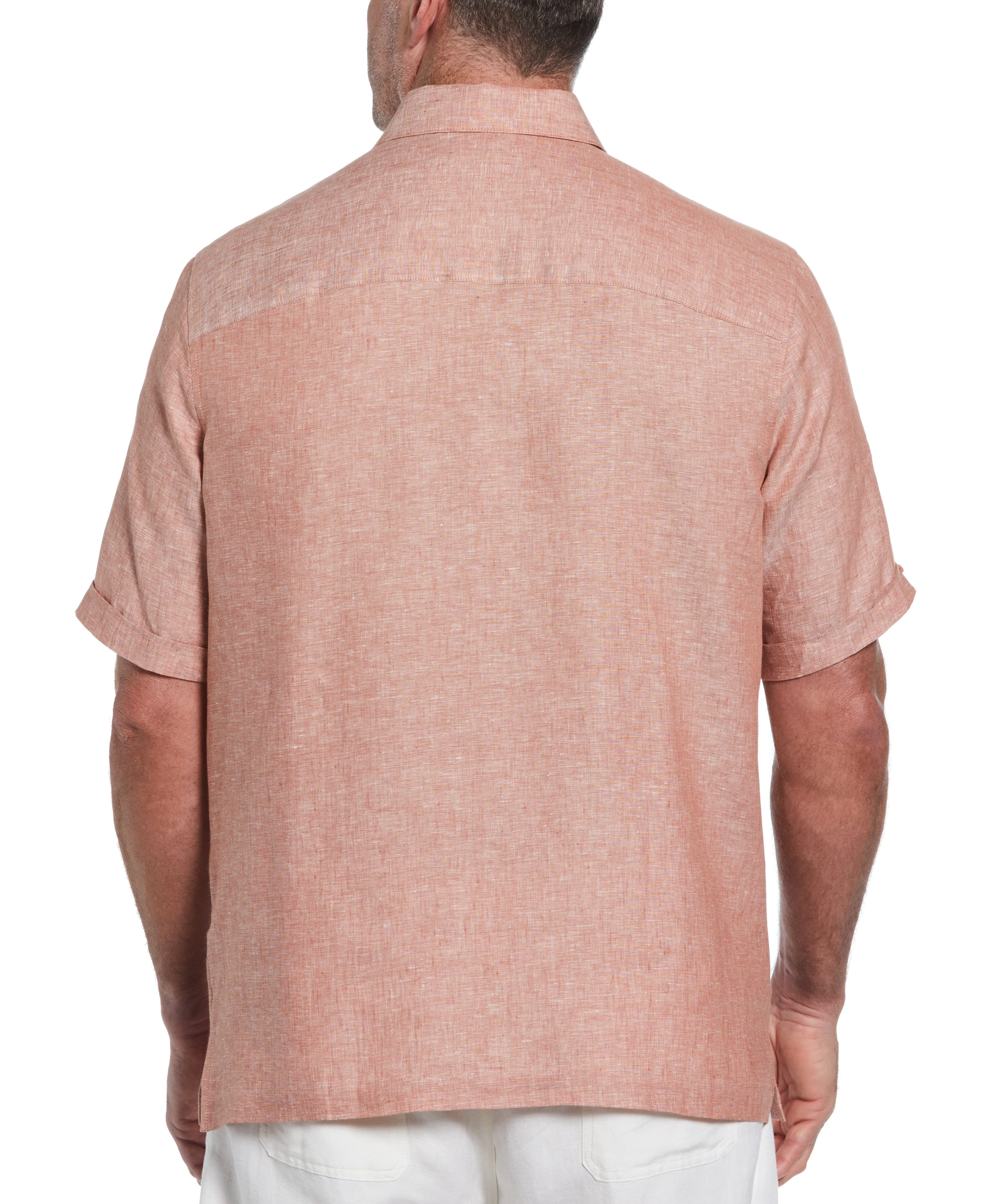 Big & Tall Classic Two-Tone Linen Shirt