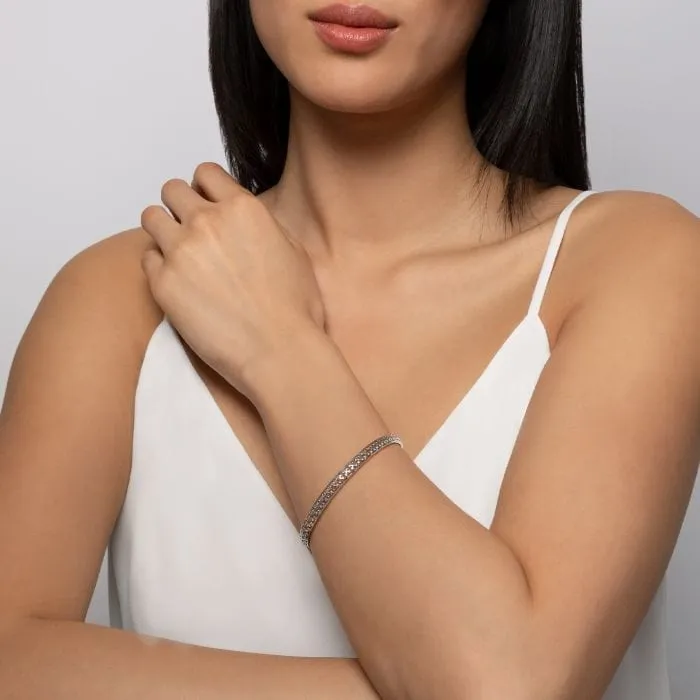 Birks Silver Muse 5mm Open Bangle