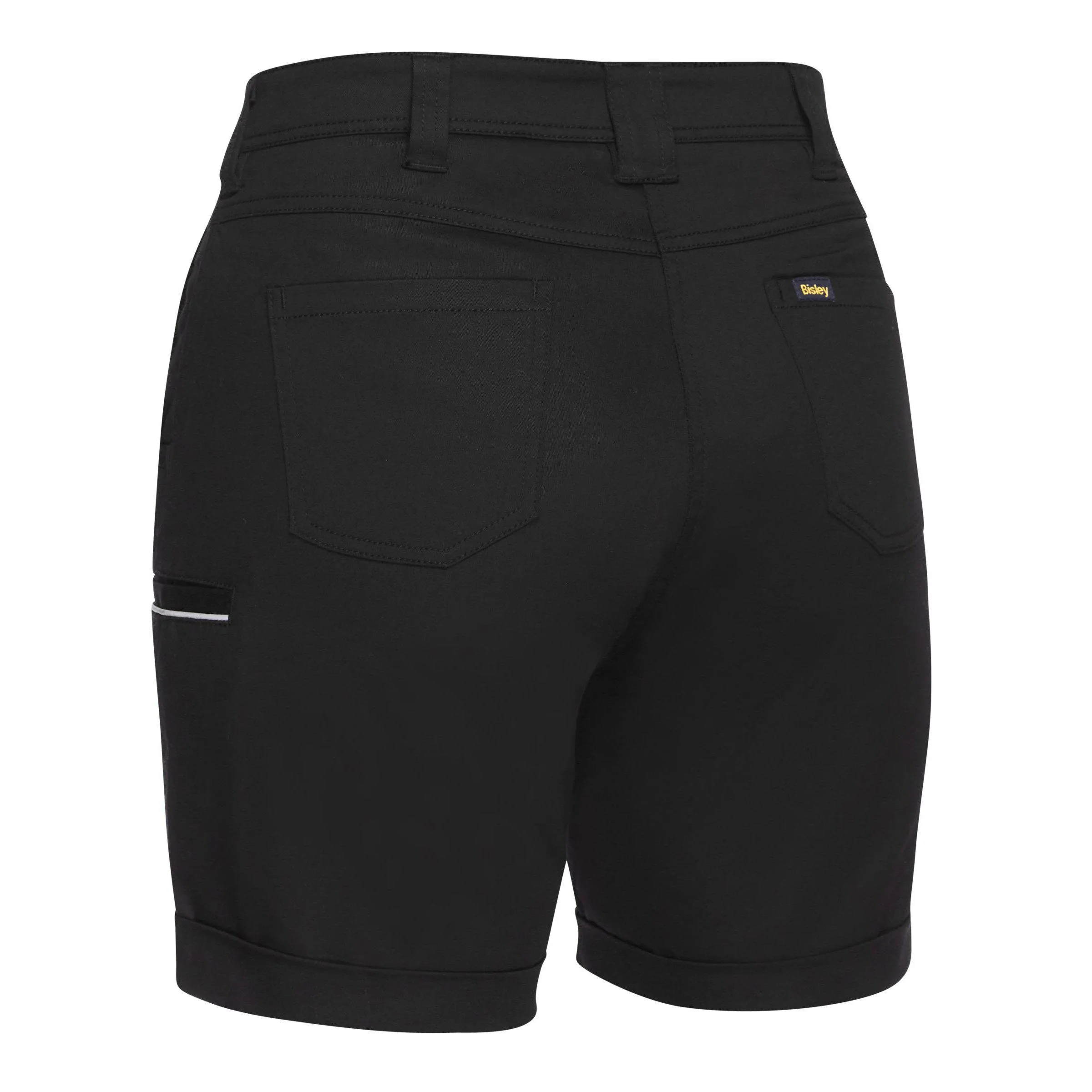 Bisley Womens Stretch Mid Rise Shorts - BSHL1015