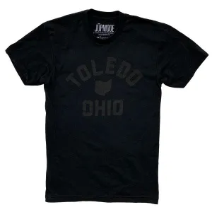 Black on Black Toledo Ohio Shirt (Discontinued)