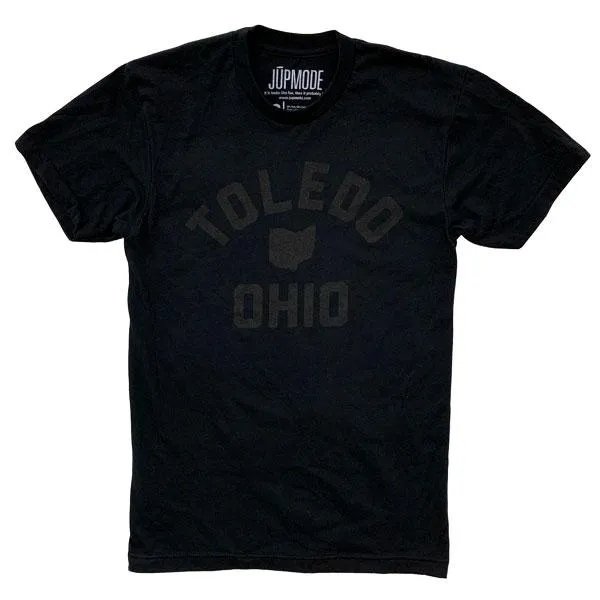 Black on Black Toledo Ohio Shirt (Discontinued)