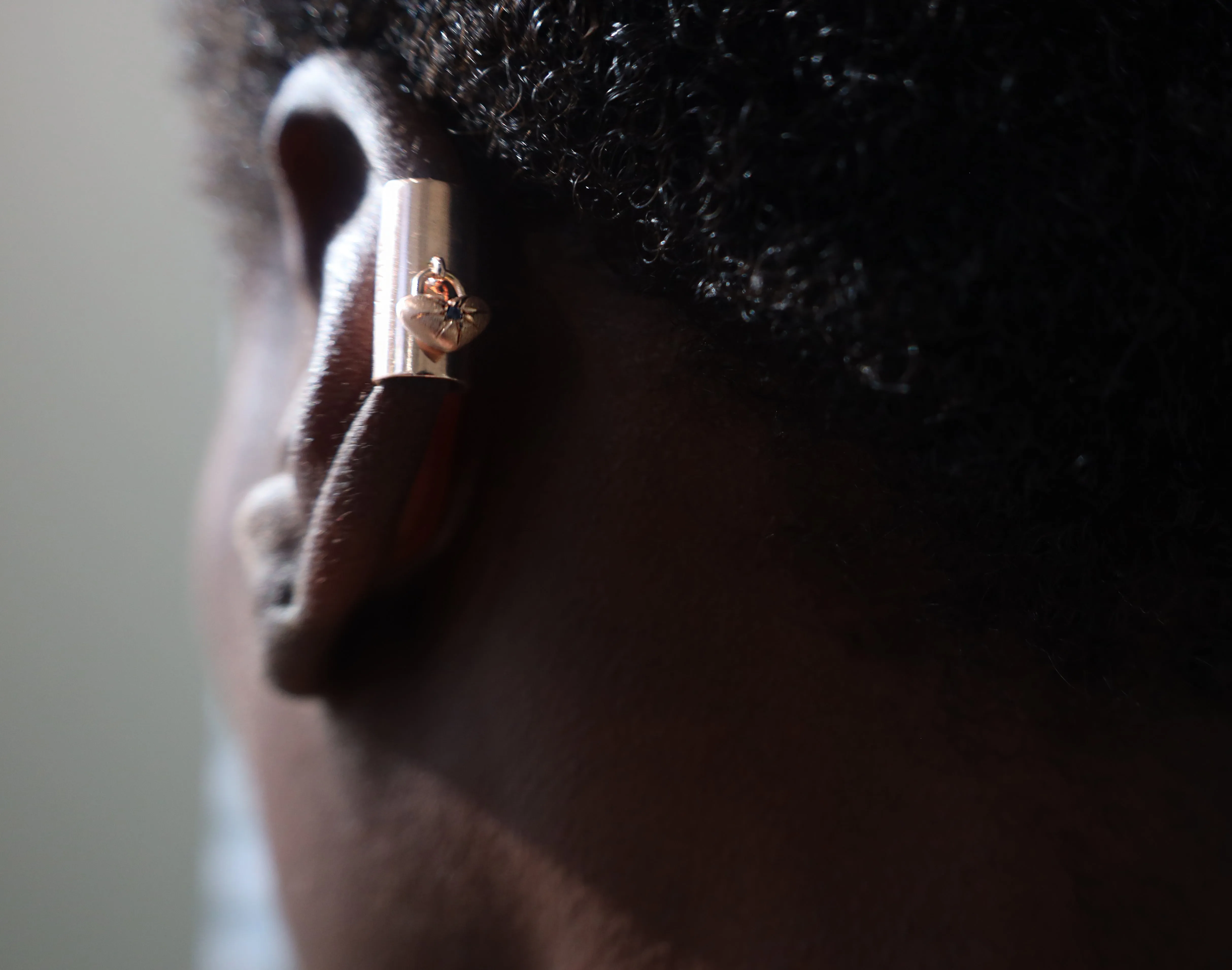 Blue Sapphire Ear Cuff