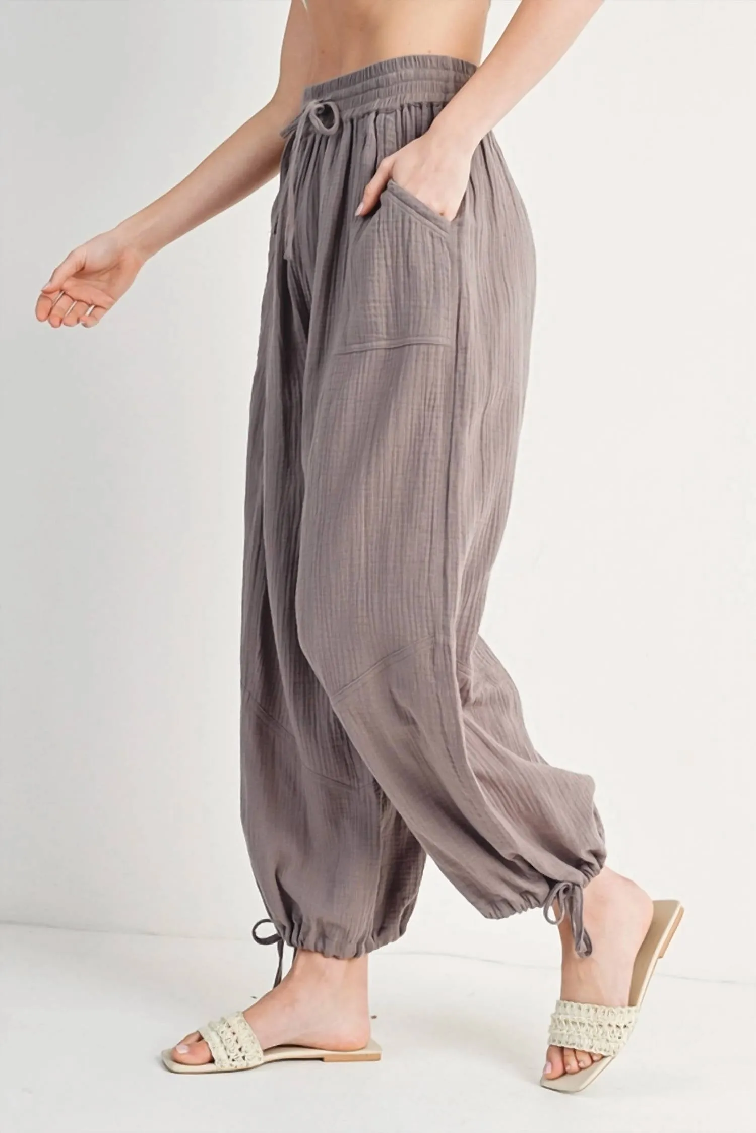 Bluivy - Jogger Harem Drawstring Pants