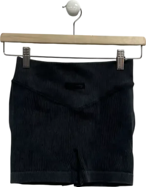 Bo   Tee Black High Waisted Runched Bum Shorts UK S