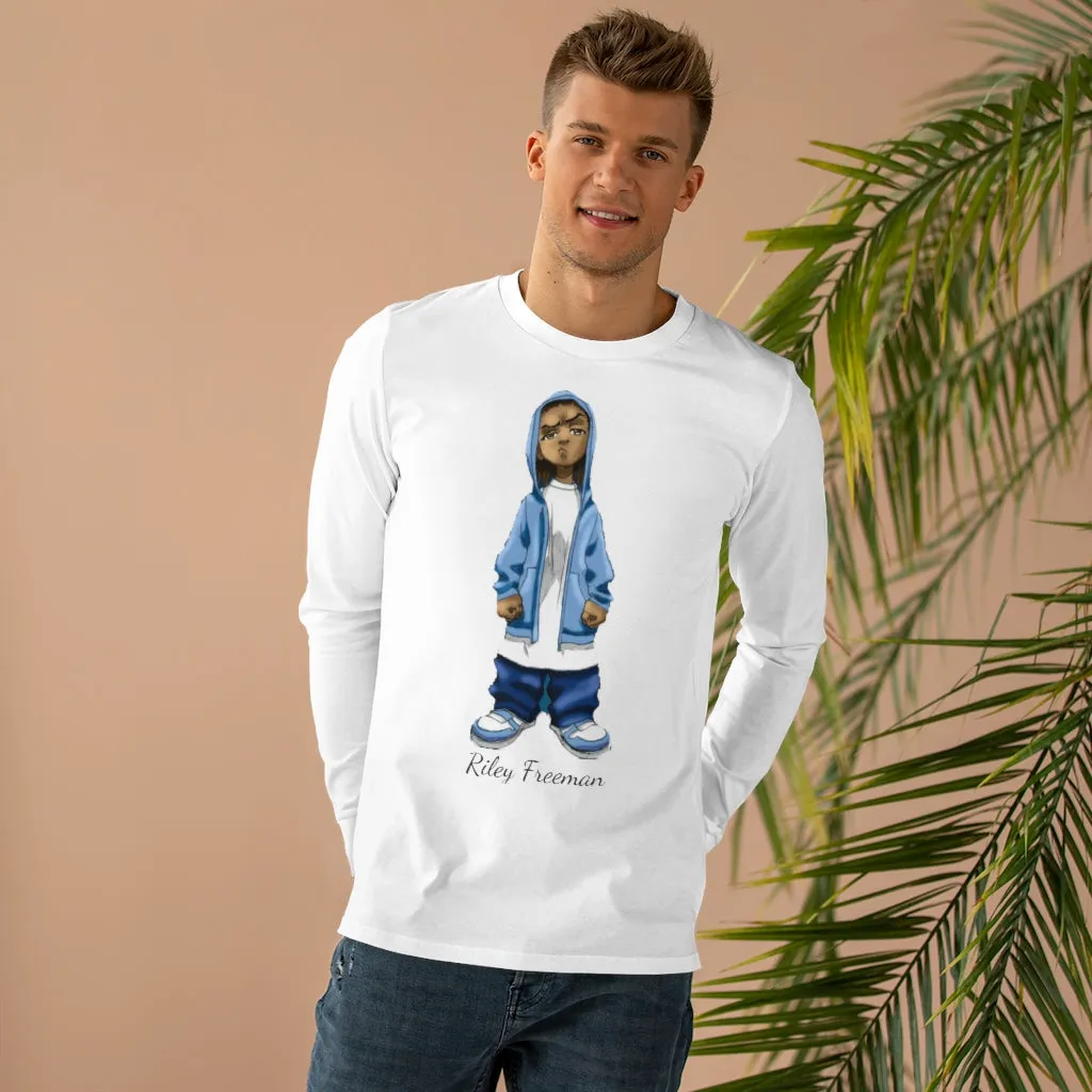 Boondocks Mens Base Longsleeve Tee, Custom t-shirts, Boondocks t-shirts, Graphic t-shirts, Amine t-shirts