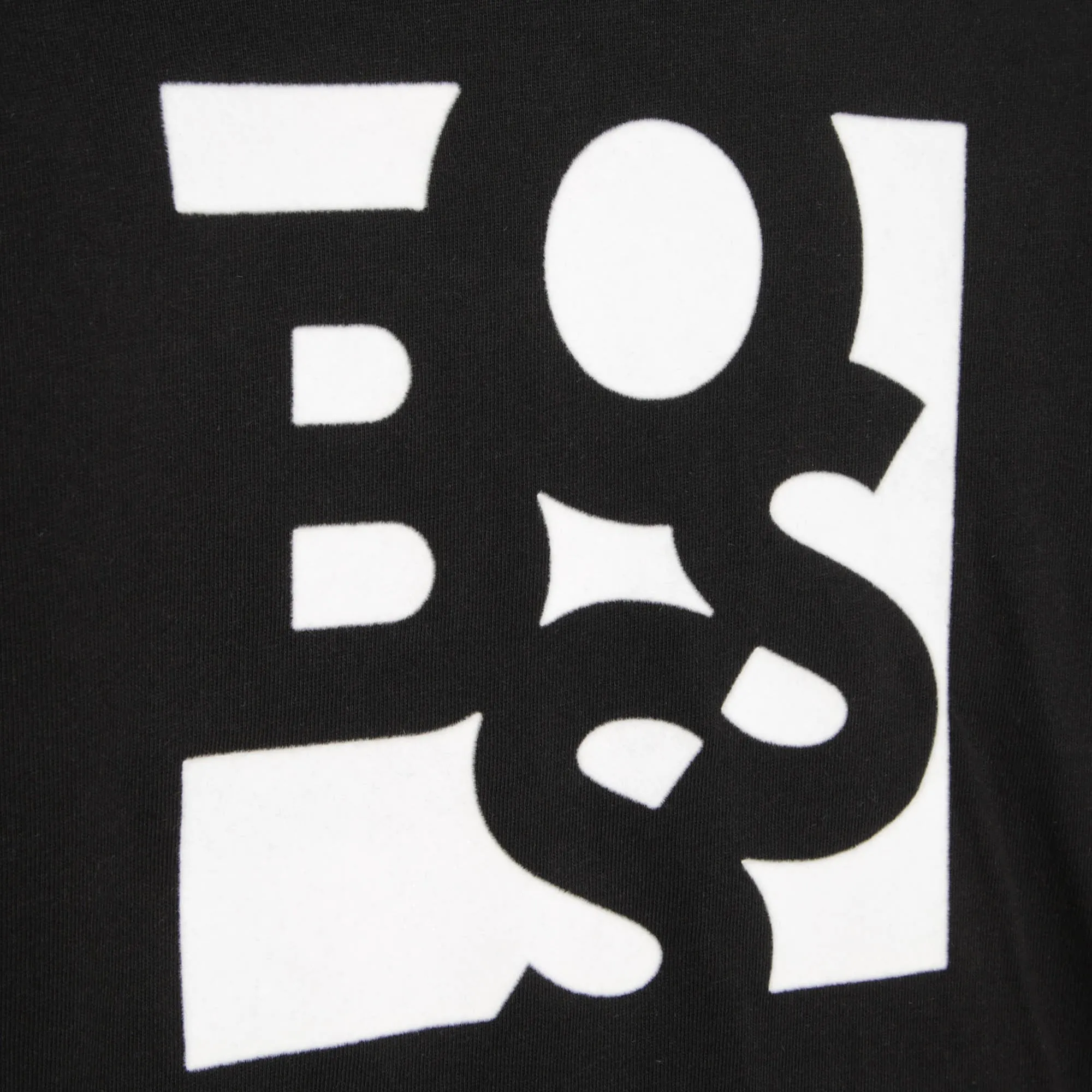 BOSS Fitted Cotton T-Shirt - Black