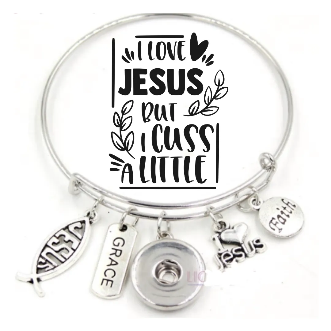 Bracelet - Christian - Faith - Jesus - Inspirational Bangle