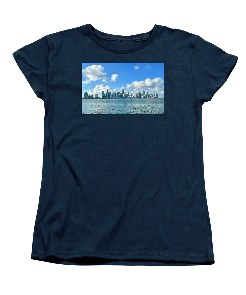 Brickell Bay from Key Biscayne Florida - Women's T-Shirt (Standard Fit)