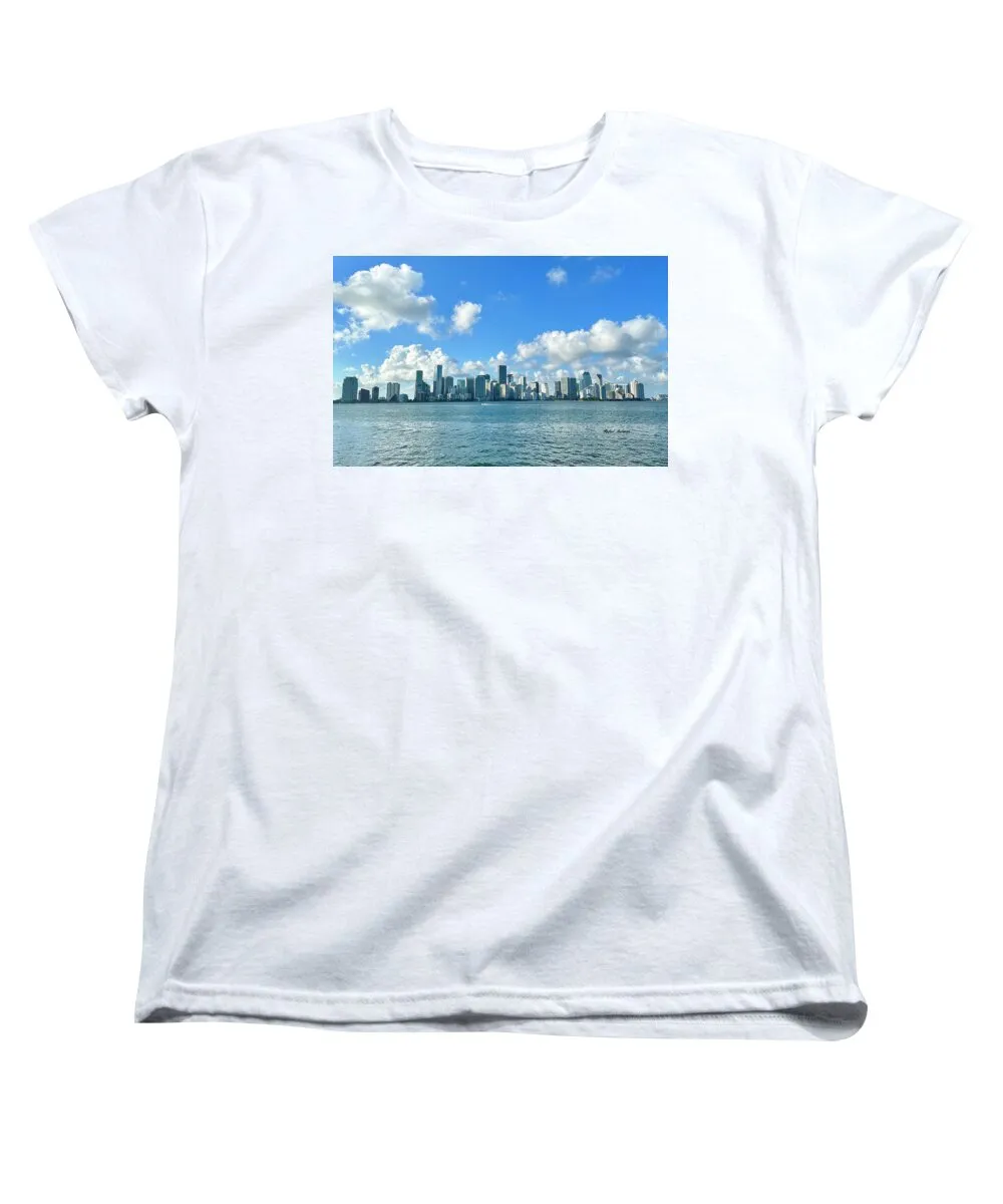 Brickell Bay from Key Biscayne Florida - Women's T-Shirt (Standard Fit)