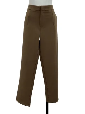 Brown Straight Leg Pants