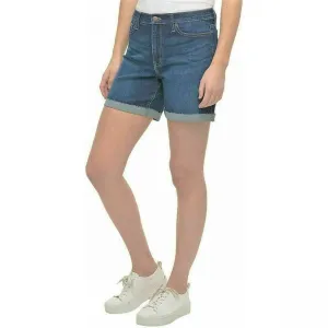 Calvin Klein Jeans Women's Stretch Denim Roll Cuff Jean Shorts