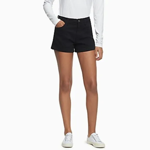 Calvin Klein Slub Twill 4-Pocket Shorts Sz 29