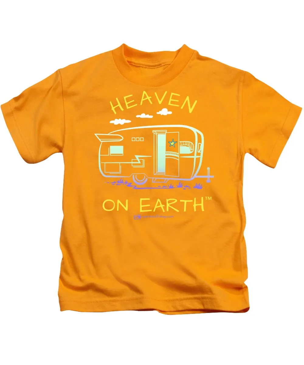 Camper/rv Heaven On Earth - Kids T-Shirt