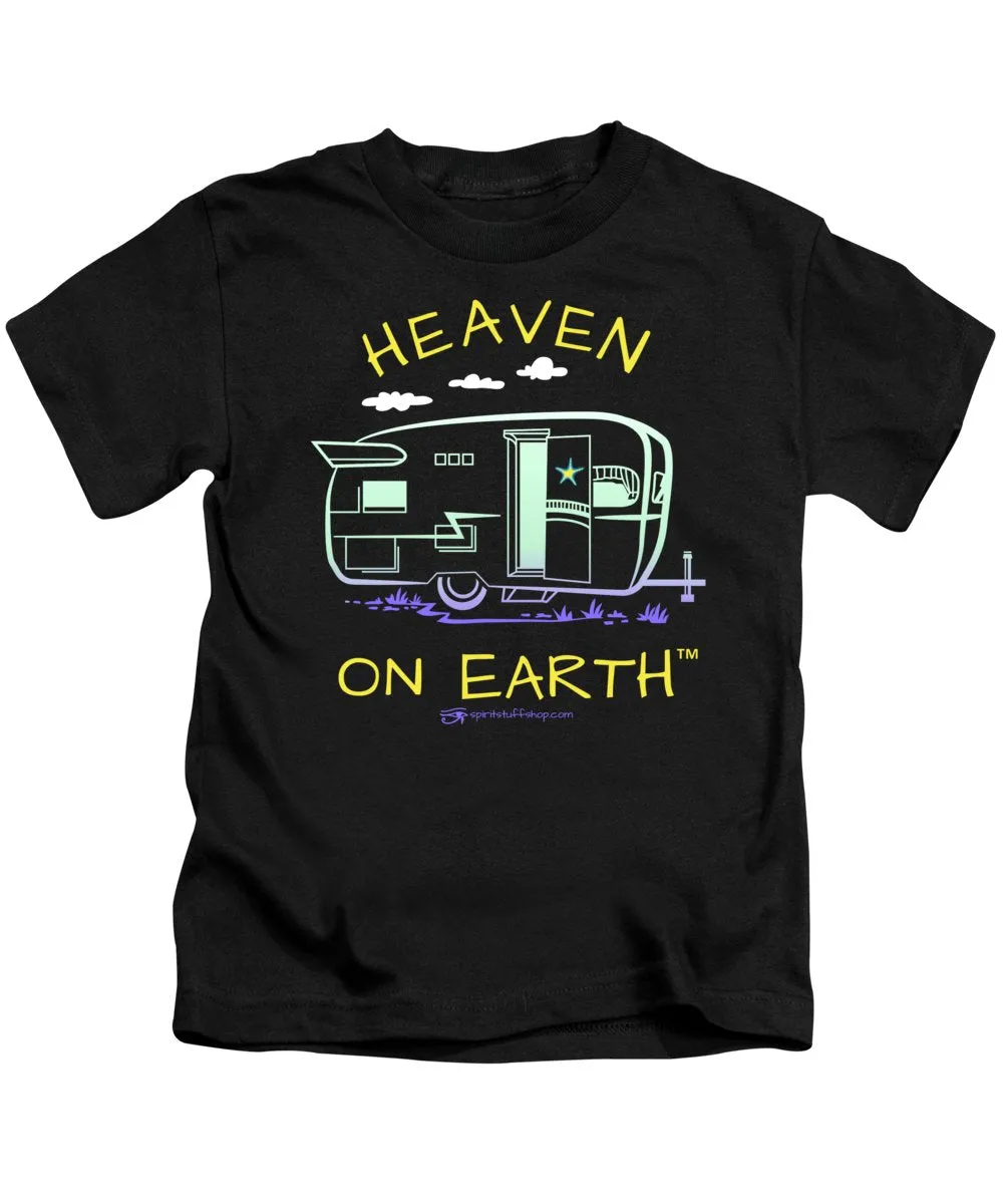 Camper/rv Heaven On Earth - Kids T-Shirt