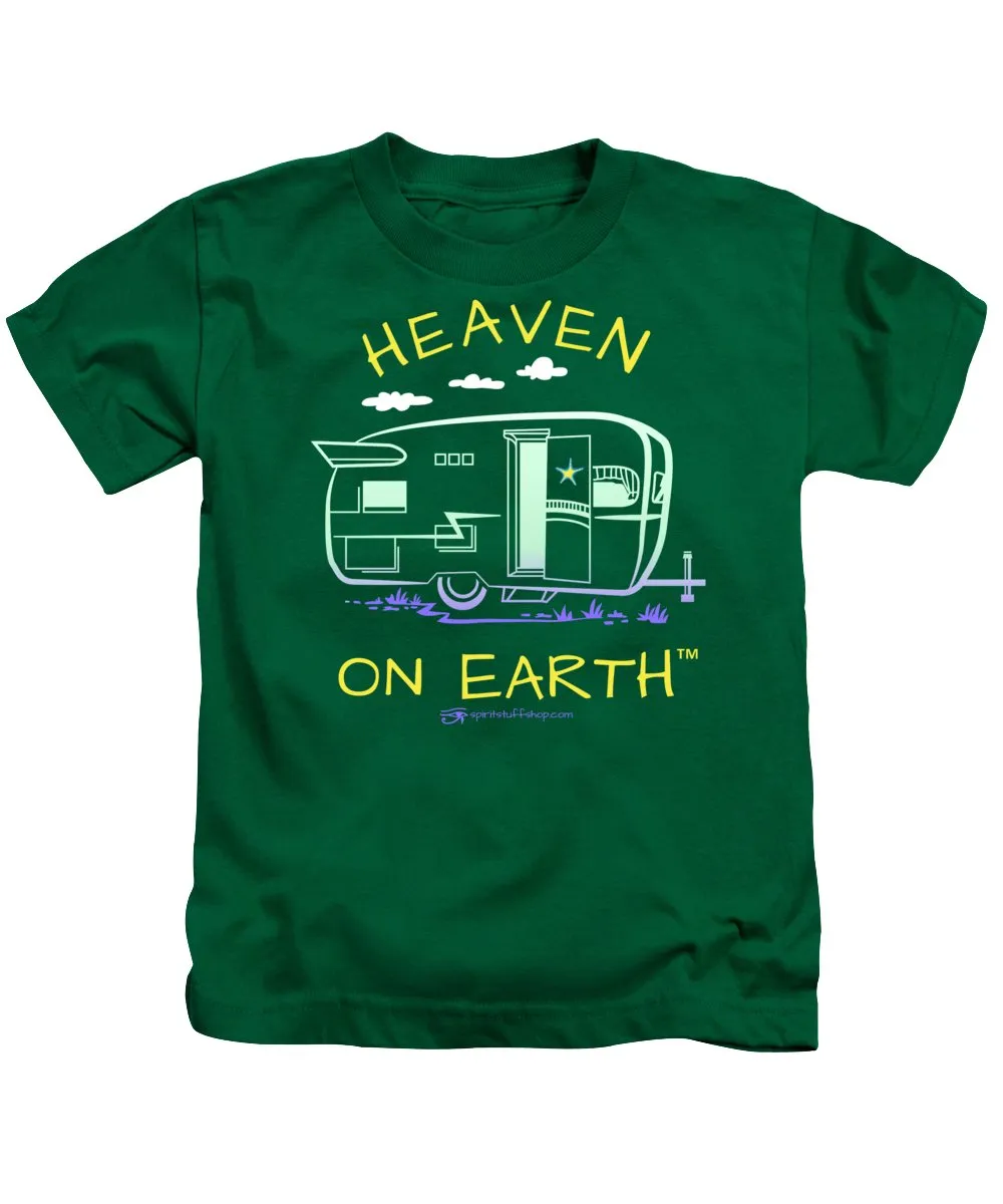 Camper/rv Heaven On Earth - Kids T-Shirt