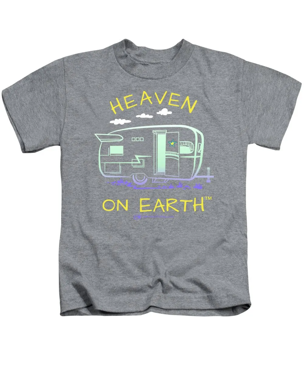 Camper/rv Heaven On Earth - Kids T-Shirt