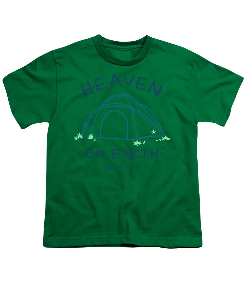 Camping/tent Heaven On Earth - Youth T-Shirt