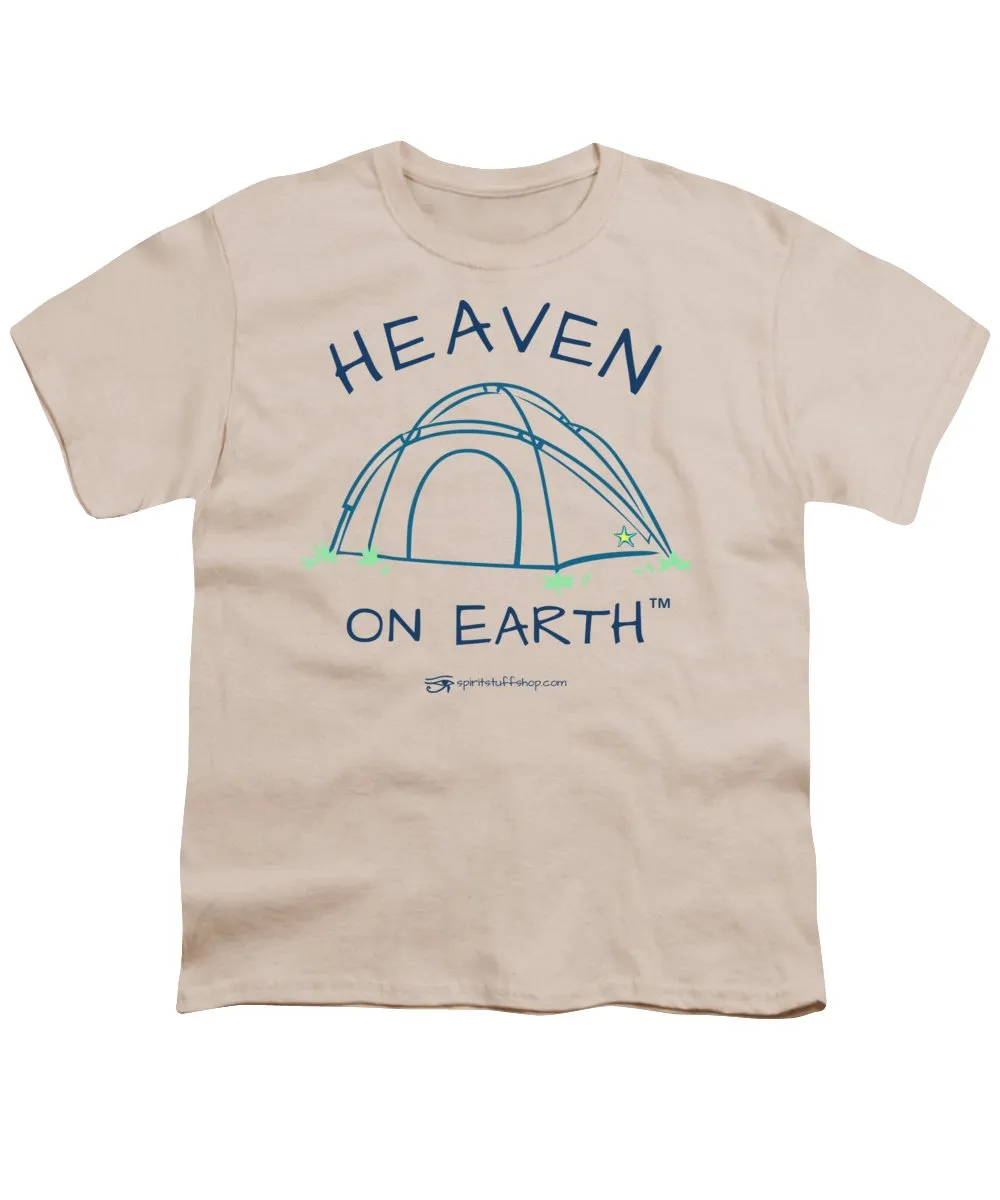 Camping/tent Heaven On Earth - Youth T-Shirt