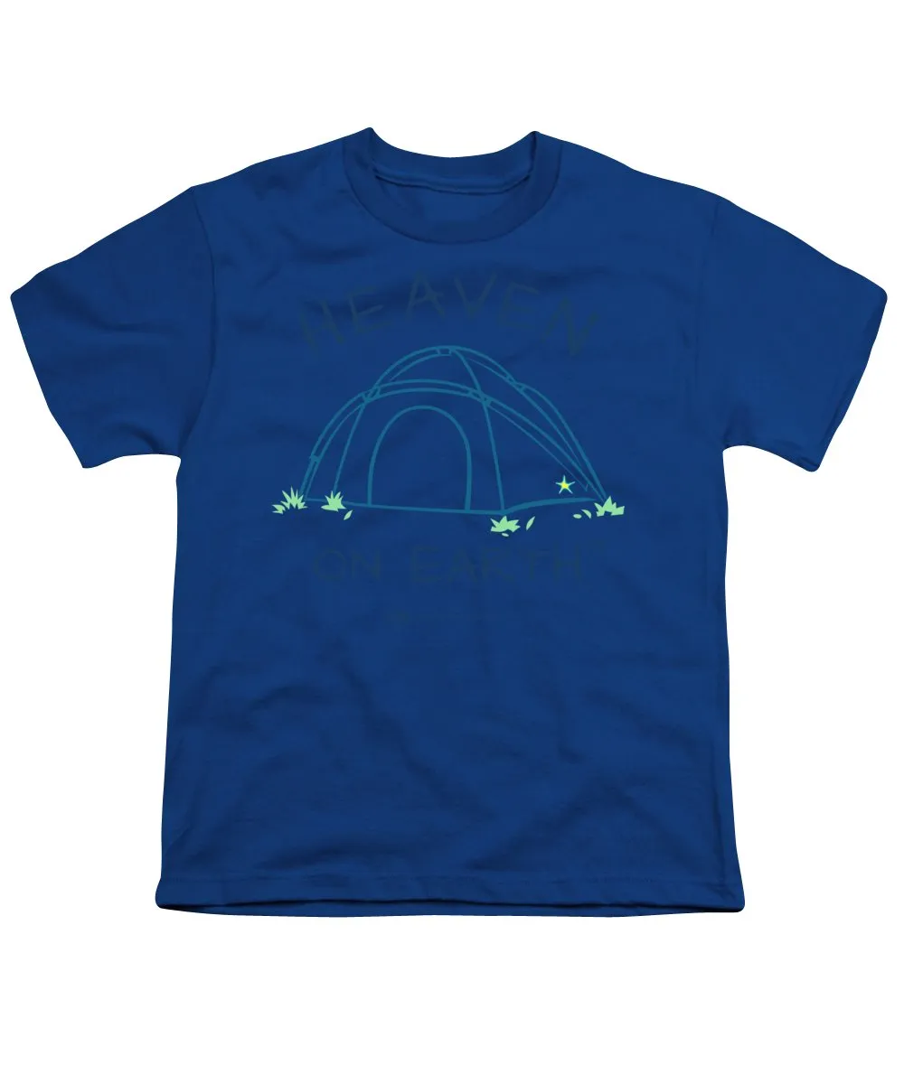 Camping/tent Heaven On Earth - Youth T-Shirt