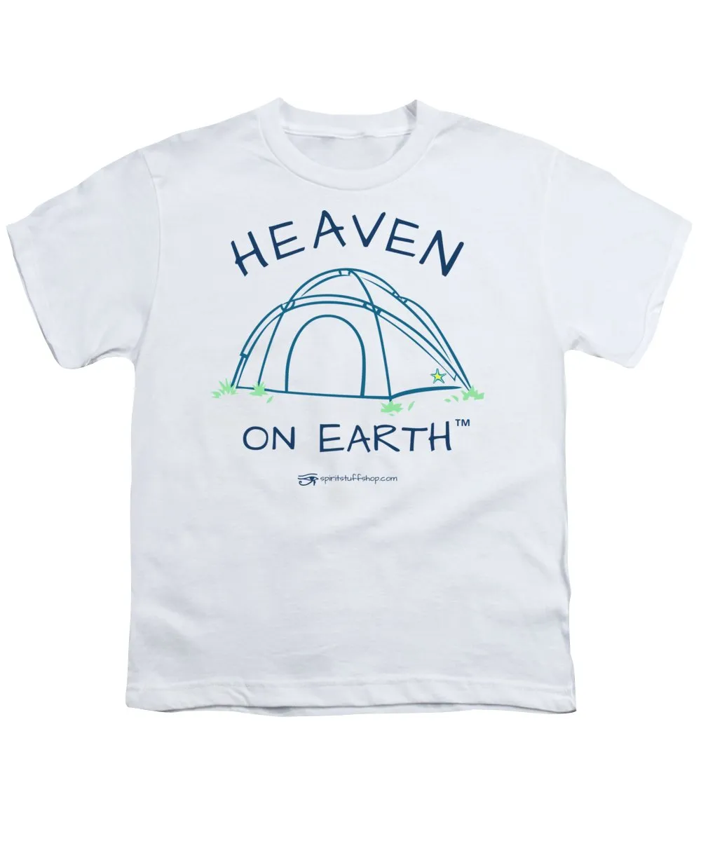 Camping/tent Heaven On Earth - Youth T-Shirt