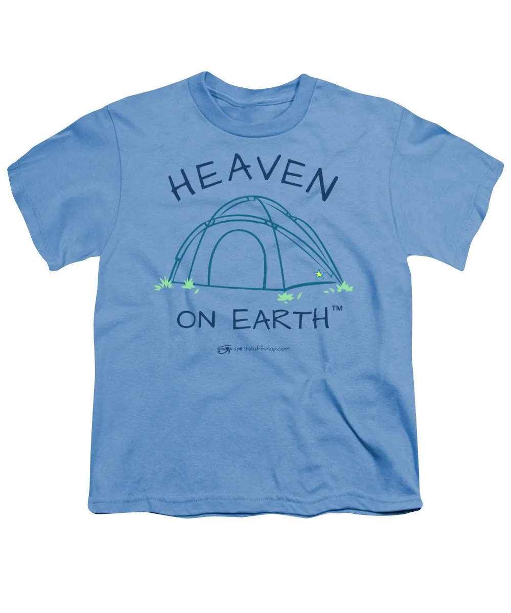 Camping/tent Heaven On Earth - Youth T-Shirt