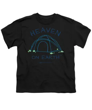 Camping/tent Heaven On Earth - Youth T-Shirt