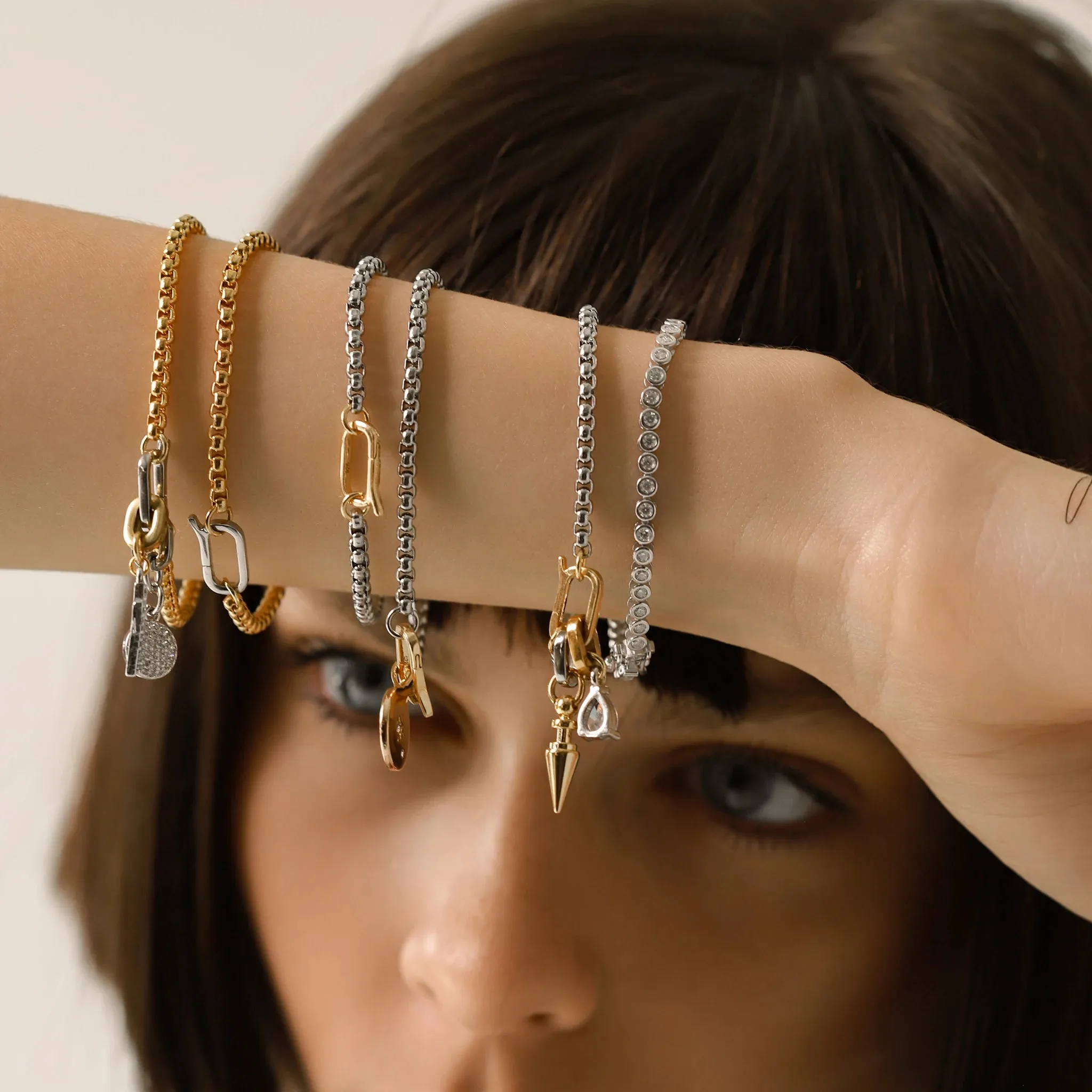 CAN OPENER STAR CHARM BRACELET
