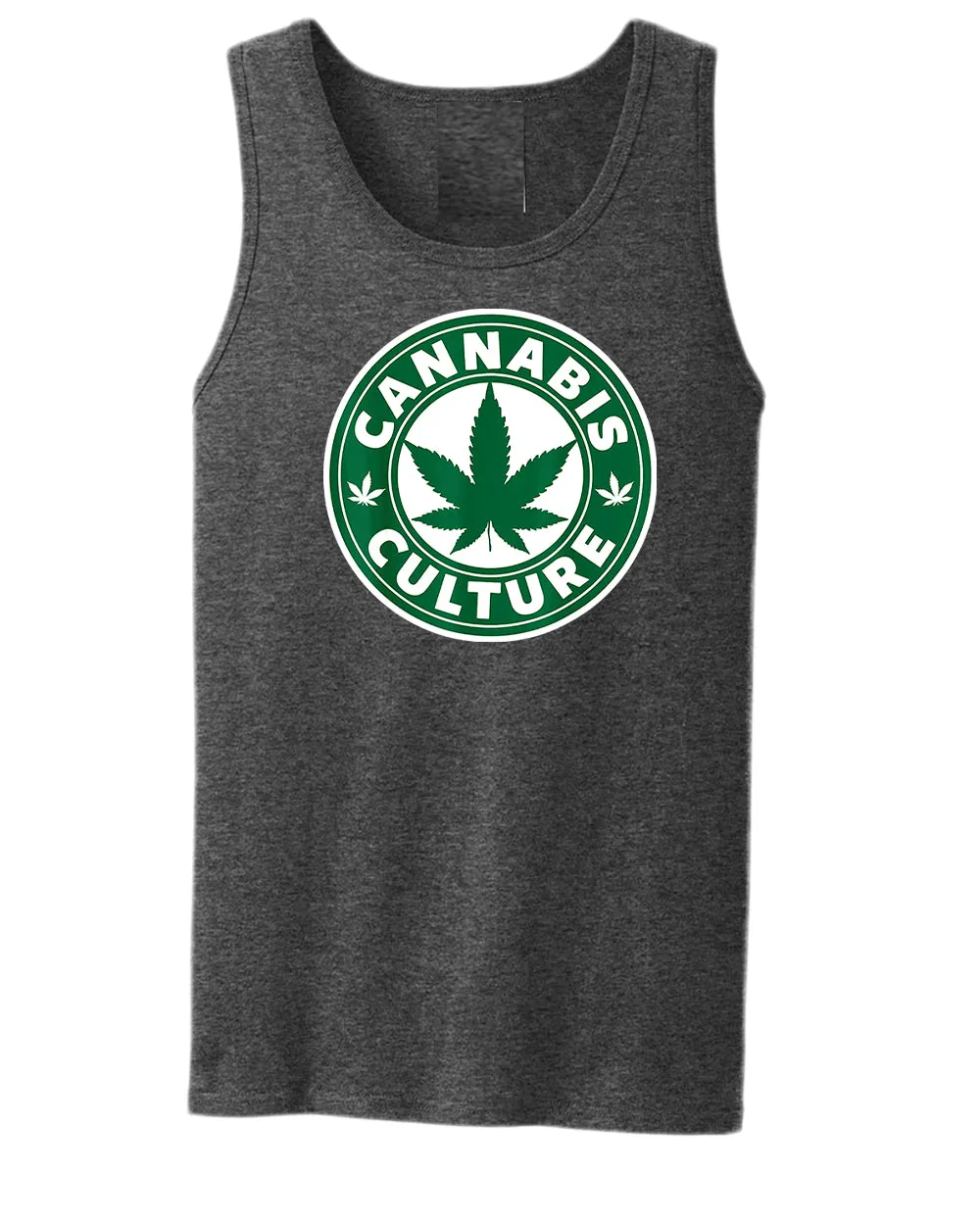 Cannab*s and coffee tank top