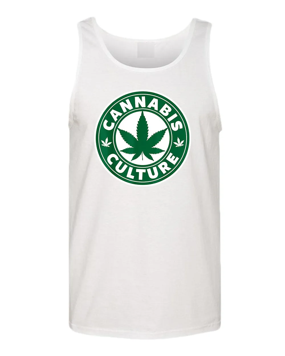Cannab*s and coffee tank top