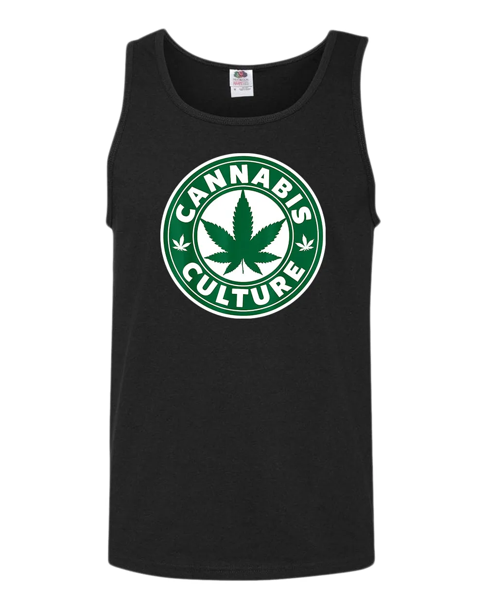 Cannab*s and coffee tank top