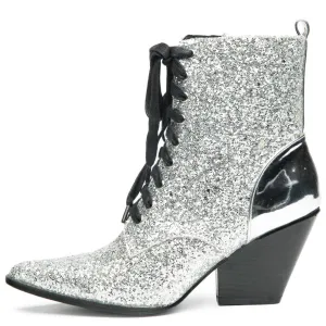 Cape Robbin Kelsey-18 Silver Bootie Silver