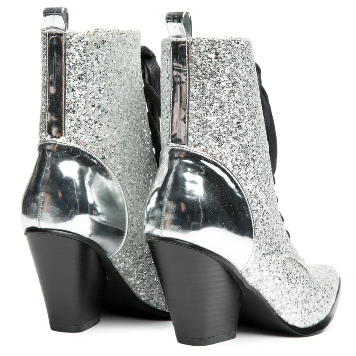 Cape Robbin Kelsey-18 Silver Bootie Silver