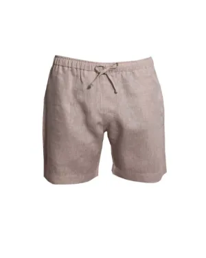 Capri Linen Bermudas - Beige