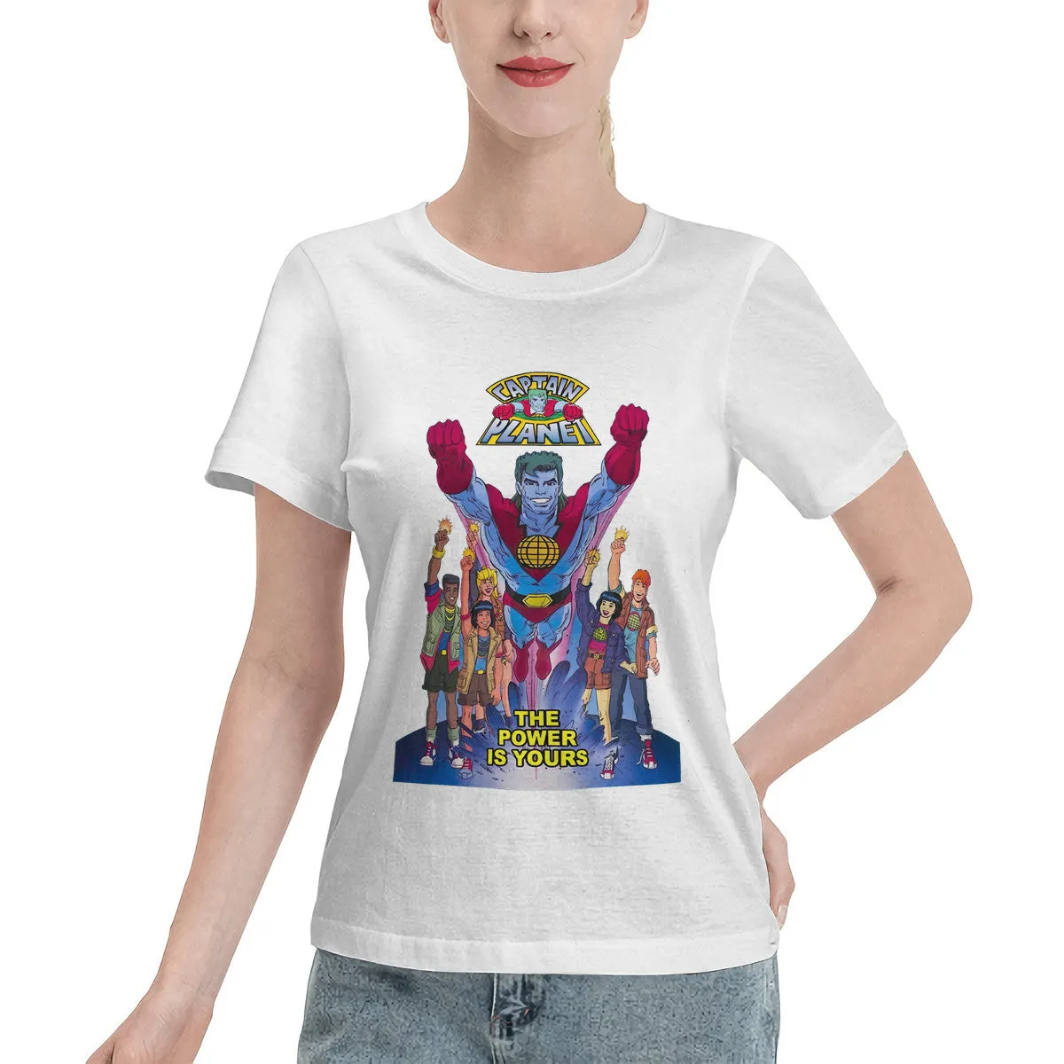 Captain Planet Crew Women's T-Shirt