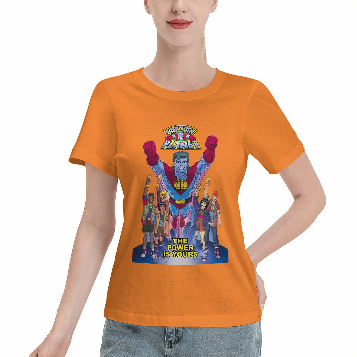 Captain Planet Crew Women's T-Shirt