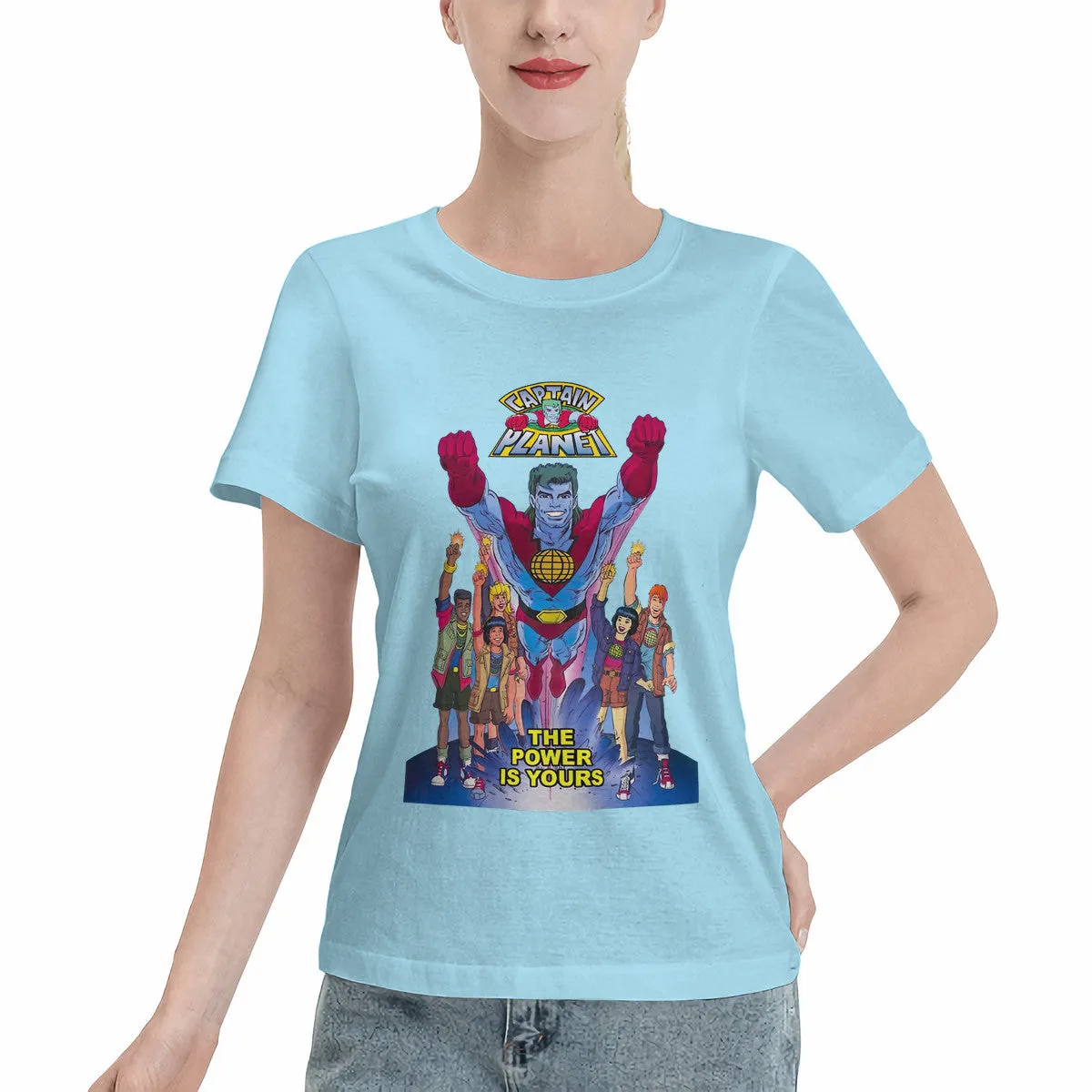 Captain Planet Crew Women's T-Shirt