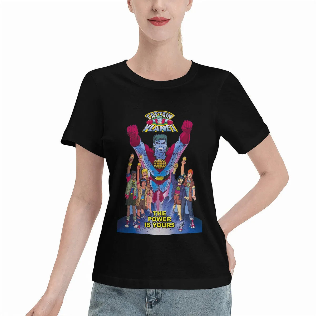 Captain Planet Crew Women's T-Shirt