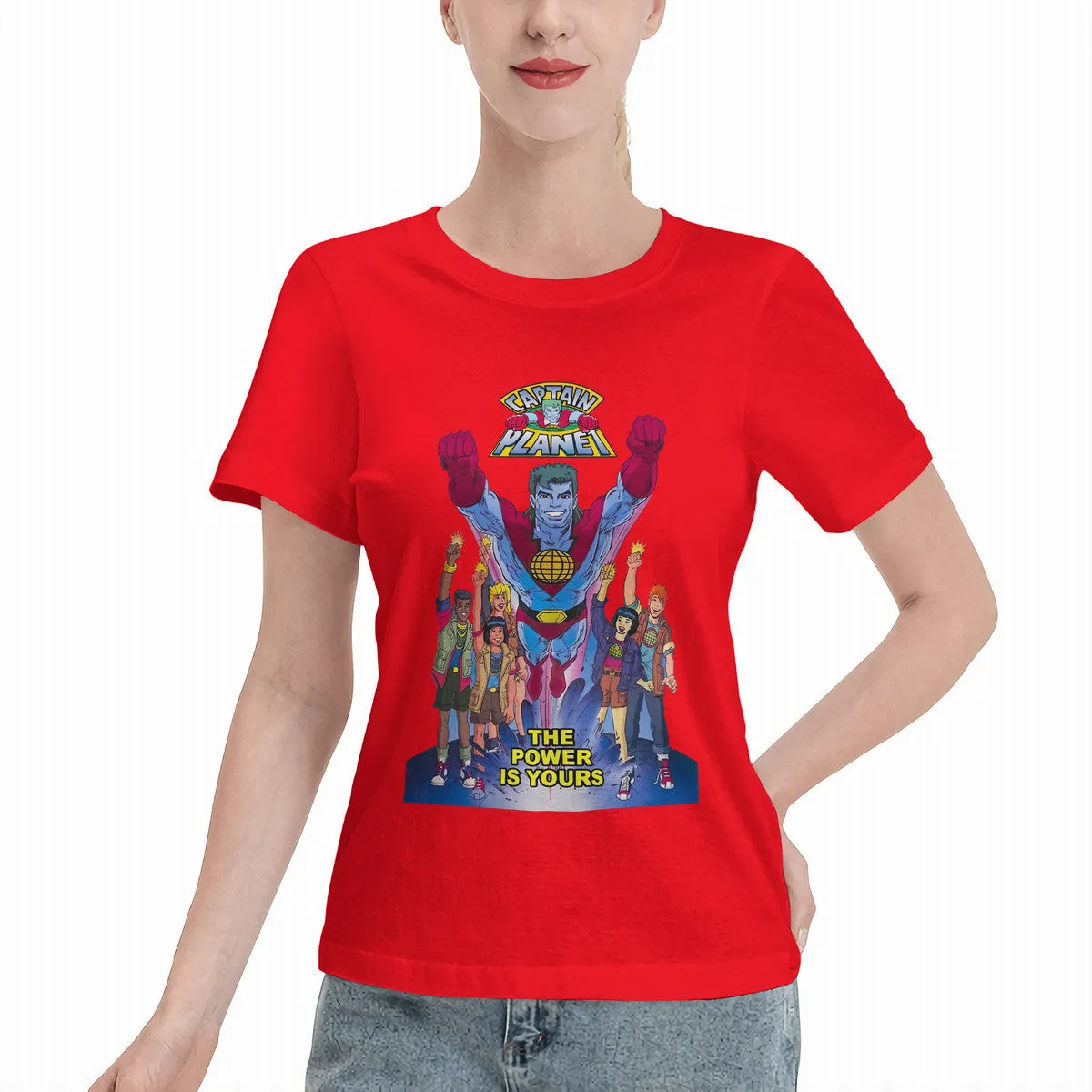 Captain Planet Crew Women's T-Shirt