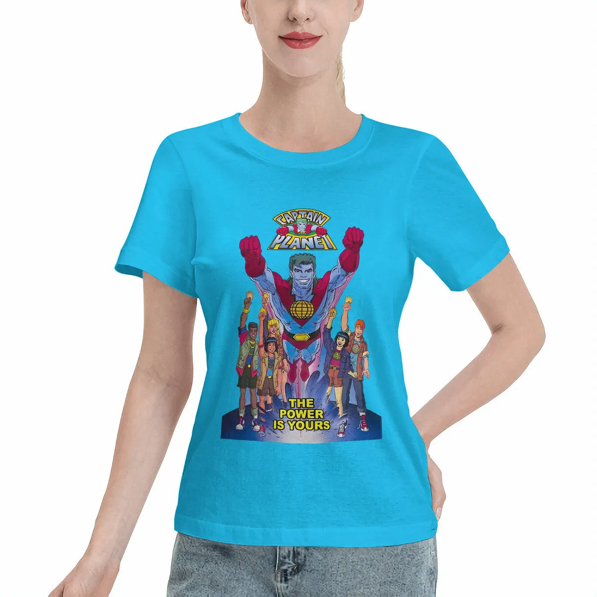 Captain Planet Crew Women's T-Shirt