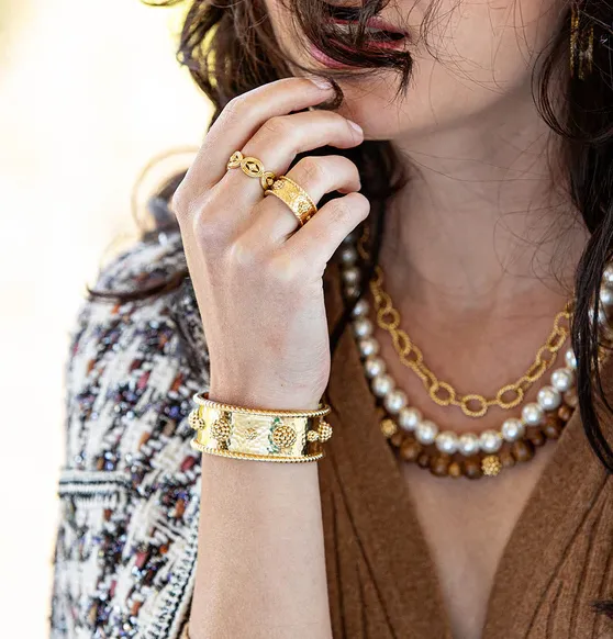 Capucine de Wulf Berry Cuff Bracelet - Gold