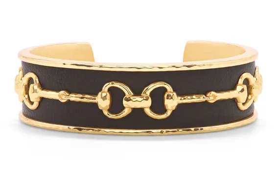 Capucine de Wulf Equestrian Snaffle Bit Cuff - Espresso