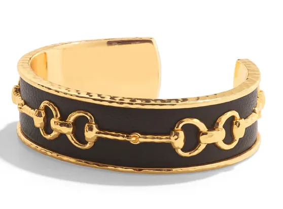 Capucine de Wulf Equestrian Snaffle Bit Cuff - Espresso