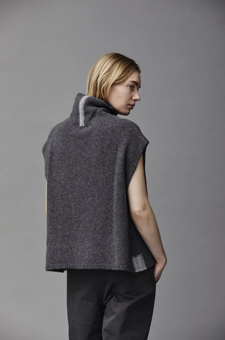 Cashmere Turtleneck Vest